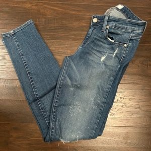 Paige Verdugo Distress Ultra Skinny Jeans Size 26